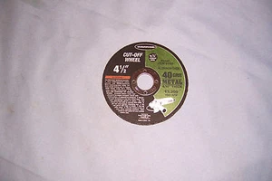 NUOVA RUOTA DI TAGLIO IN METALLO 4-1/2" x 1/16" per smerigliatrice angolare - Foto 1 di 2