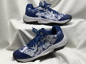 Scarpe da uomo Boom Bah Dart Digi mimetiche in erba blu royal taglia 7 1/2 - Foto 1 di 6