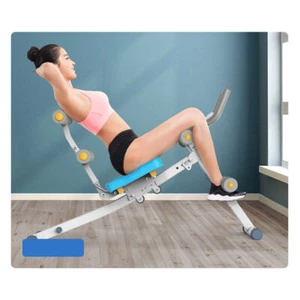 Foldable Sit-Up Abdomen Machine Body Shaper Cruncher Trainer Fitness Equipment - Picture 1 of 8