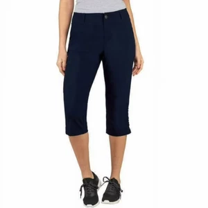 *NWT* Khombu Womens Stretch Capri Pants (Navy,XXL) - Picture 1 of 3