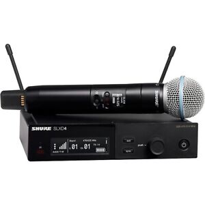 Shure SLXD24/B58 Wireless SLX-D Receiver & Handheld Beta 58 Microphone H55 Band