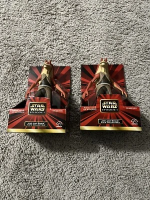 2 NUEVO Star Wars Episodio 1 Tarro Tarro Binks Niños 7" Figura Coleccionable Aplausos Nuevo en Caja Foto 1 de 4