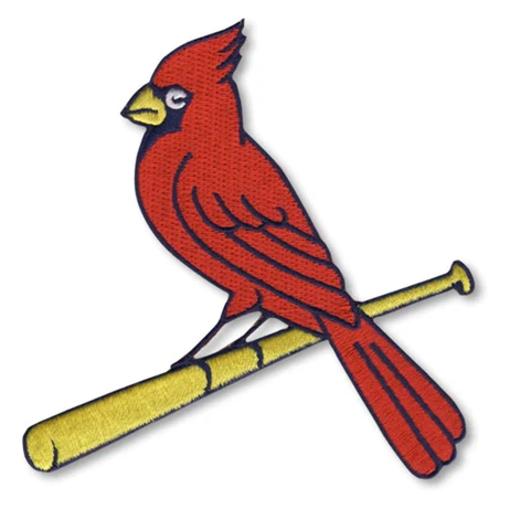 St. Louis Cardinals Alternate Team Logo Cardinal On Bat Patch Jersey MLB Emblem Cover