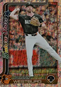 Jordan Westburg (Speckle Foil) 2025 Topps Series 1 #142 Baltimore O's FREE SHIP - Picture 1 of 2