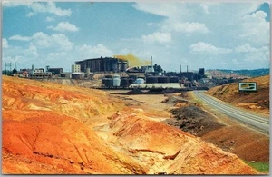 1961 COPPERHILL, Tennessee Copper Mining Postcard "Contact Plant" 1961 Cancel - Picture 1 of 2