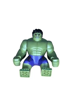 Lego Super Heroes Hulk (pantalones morados con logotipo) minifigura 76031 76041 - Imagen 1 de 3