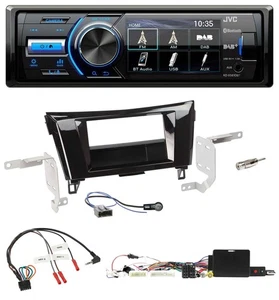 JVC Bluetooth Lenkrad USB DAB Autoradio für Nissan Qashqai 19-21 X-Trail Kamera - Bild 1 von 12
