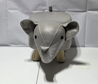 Elephant Shape Stool for Kids Colorful Floor Side Decor  cushioned Seat New - Image 1 of 4
