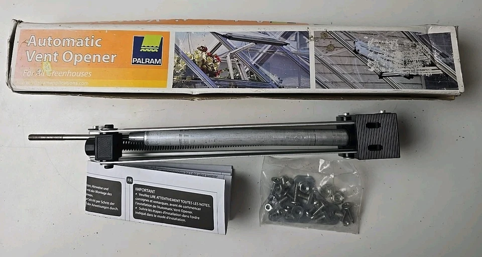 Palram 701338 Abridor Automático Ventilación Techo Completo Nuevo Caja Abierta Foto 1 de 4