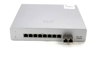 Cisco Meraki MS120-8FP-HW 8-Port Cloud-Managed PoE+ Network Switch Unclaimed New - Image 1 of 4