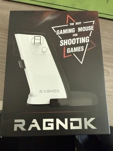 Ragnok FPS Shooting Game Mouse Black Axis Charging DualMode Gun Grip With Recoil - Picture 1 of 3