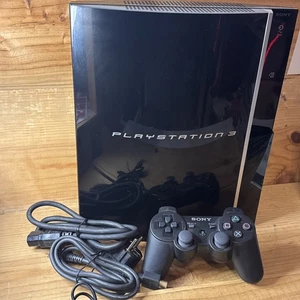 Console Sony Playstation 3 PS3  Cables Manette Console Model CECHG04 40 GB Testé - Imagen 1 de 13
