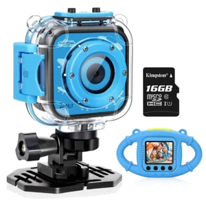 Fotocamera VanTop Bikemount subacquea digitale bambini action camera/videocamera K3 blu - Foto 1 di 9