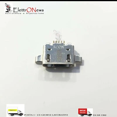 Connettori di carica plug di ricarica per Alcatel One Touch Pop 4 OT-5051 A129 - Immagine 1 di 3
