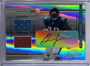 2004 Playoff Rookie Premiere Greg Jones Rookie Patch Auto (RPA) #’d /750 #219 - Foto 1 di 2