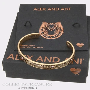 Auténtico PUÑO BRAZALETE DE ORO RARAFAELIANO PUÑO DE FAVOR DE Alex and Ani Fortune's - Imagen 1 de 1