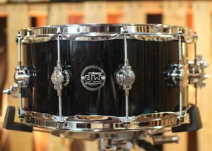 DW Performance Black Mirra Snare Drum - 6.5x14 - Picture 1 of 4
