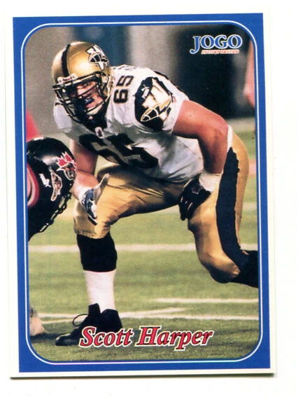 2003 Jogo CFL Scott Harper Rookie Card #93 Winnipeg Blue Bombers Marshall - Image 1 of 1