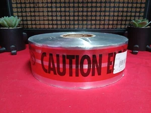 1000 x 3 Empire Leve Magnatec Detectable Tape CAUTION Electric Line Below 31-107 - Picture 1 of 4