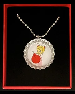 Grinch inspirierte Halskette / Cindy Lou Who / in Geschenkbox / Strumpf Füller - Bild 1 von 3
