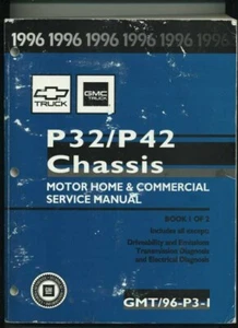 Pair of 1996 Chevrolet GMC P32/P42 Motor Home Commercial Manuals - Imagen 1 de 1