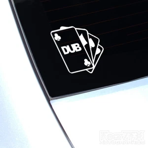 Dub Club Decal Sticker For Car Van Window Bumper Caravan 4x4 Camper JDM Euro - Picture 1 of 3
