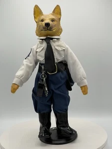 1994 Heritage Mint Porcelain "Officer Herman" German Shepherd Policeman 14" NICE - Picture 1 of 6