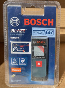 NEW Bosch BLAZE 65 ft. Laser Distance Tape Measuring Tool GLM20X