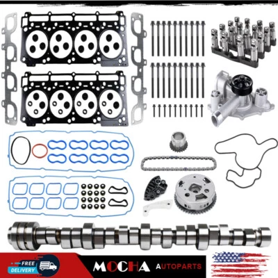 Kit de levas de árbol de levas elevadores Hemi MDS de 6,4 para Dodge Chrysler Jeep Grand V8 2011-2015 Foto 1 de 4
