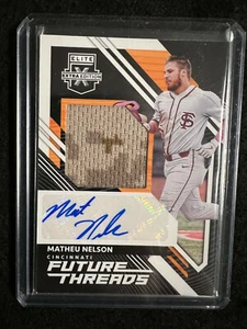 2021 E.E.E. Matheu Nelson Future Threads Camo Auto/Jersey #FTS-MN Cincinnati - Picture 1 of 2