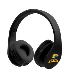 West Coast Eagles AFL Foldable Bluetooth Stereo Headphones Fathers Day Gift