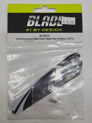 Juego de cuchillas de rotor principal de alto rendimiento E-Flite Blade mCP X BLH3510 Foto 1 de 2