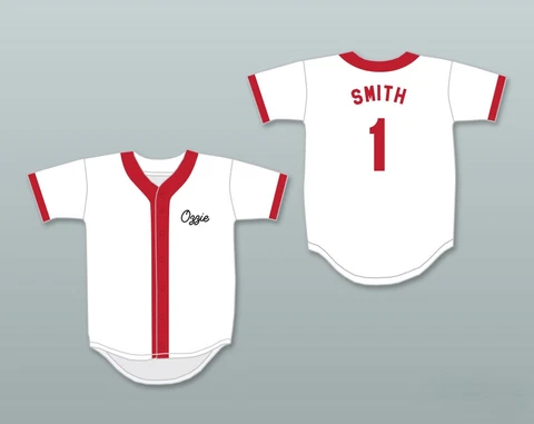 Ozzie Smith 1 Springfield Nuclear Power Plant Softball Team Baseball Jersey Cover