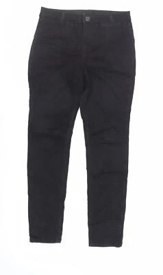 Per Una Womens Black Cotton Skinny Jeans Size 10 L27 in Regular Zip - Image 1 of 4