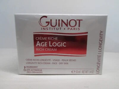 GUINOT CREME RICH AGE LOGIC crema rica 50 ml/1,4 fl. oz NUEVO Foto 1 de 3