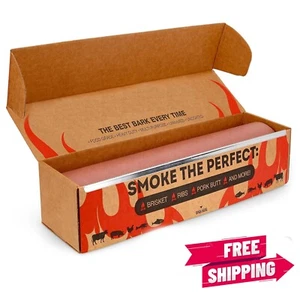 Bryco Goods Pink Butcher Paper Roll for Smoking Meat with Dispenser Box, 18 Inch - Picture 1 of 8
