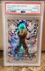 Vegito MM6 UGM4-SEC LC Super Dragon Ball Heroes Meteor Mission 6 Legend PSA 10 - Picture 1 of 1