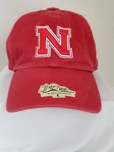 Nebraska Huskers Vintage Cap 47Twins Brand Size Large Dad Hat Unstructured - Picture 1 of 12