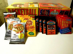 $4.00 Old Unopened NBA BASKETBALL CARD LOT IN PACKS - GU / Auto Card with 5 lots - Picture 1 of 5