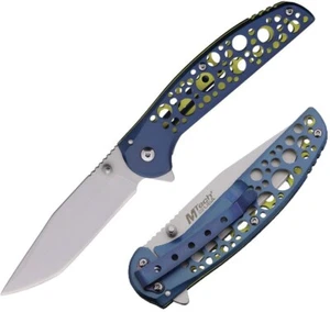 MTech Folding Knife 3.5" Tanto Blade Extended Tang Stainless Steel Construction - Picture 1 of 3