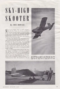 Thorp Sky Skooter Aircraft Report 11/29/2024q - Picture 1 of 1