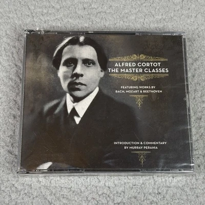 Alfred Cortot The Master Classes CD 3-Disc Set 2005 Sealed Mozart Bach Beethoven - Image 1 of 4