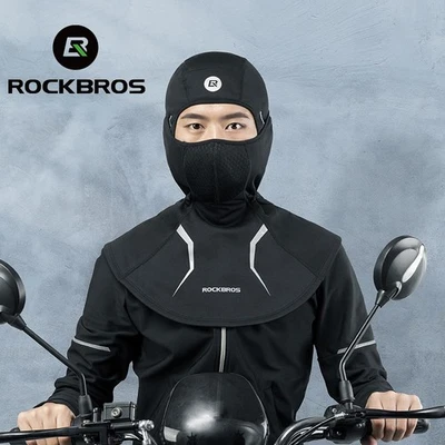 Велосипедная балаклава ROCKBROS со съемной крышкой маска для лица зимняя шапка для мужчин женщин - Изображение 1 из 4