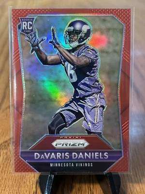 DaVARIS DANIELS #222 RC Red Prizm 2015 Prizm Minnesota Vikings NFL ROOKIE - Image 1 of 2
