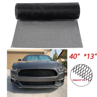 1X Red de rejilla de malla de 40" X 13" para parachoques guardabarros capó ventilación universal hexagonal Foto 1 de 4