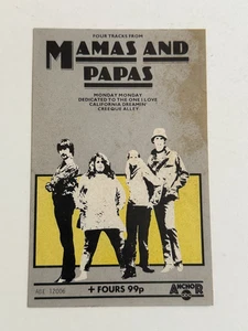 Mamas and Papas Vintage Record Advertising Sticker, 3-3/4" x 5-3/4" - Picture 1 of 2