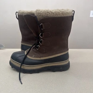 Sorel Men's Size 10 Caribou Waterproof Winter Boots - Picture 1 of 8