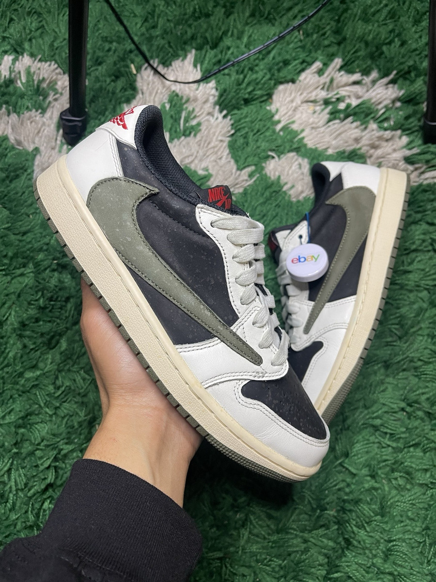 Jordan 1 Retro OG x Travis Scott Low Olive W | eBay Jordan 1 Retro OG x Travis Scott Low Olive W | eBay