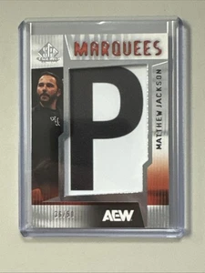 2025 AEW SP Game Used Matthew Jackson Marquees Patch /50  - Bild 1 von 2