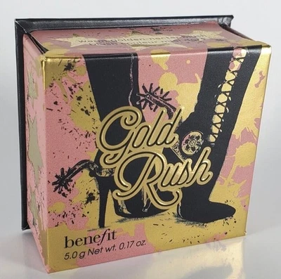 Benefit Cosmetics Gold Rush Warm Golden Nectar Blush 5.0g Net 0.17 NIB - Image 1 of 4
